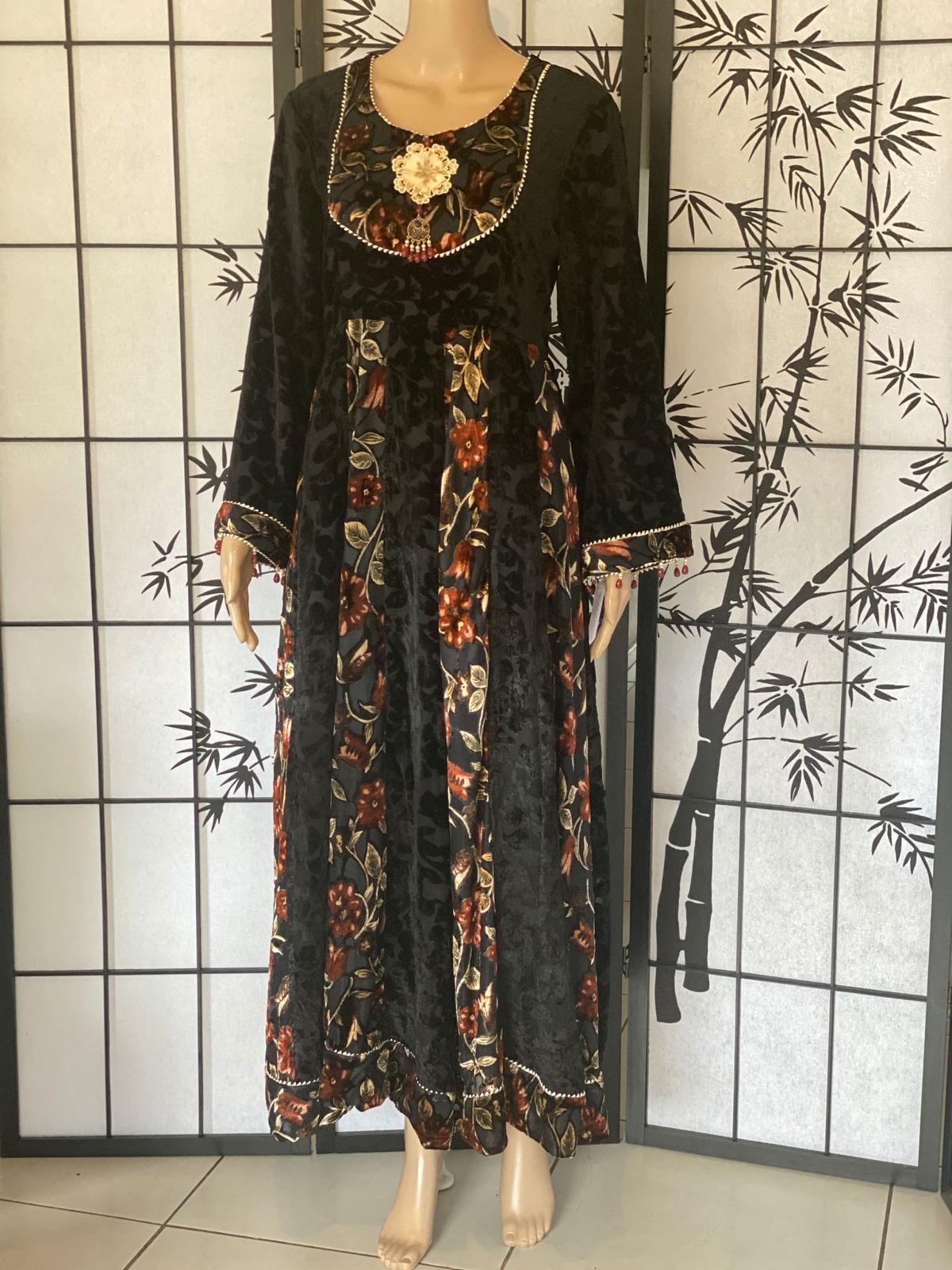 2-Piece Palachi Anarkali Frock with Shawl
