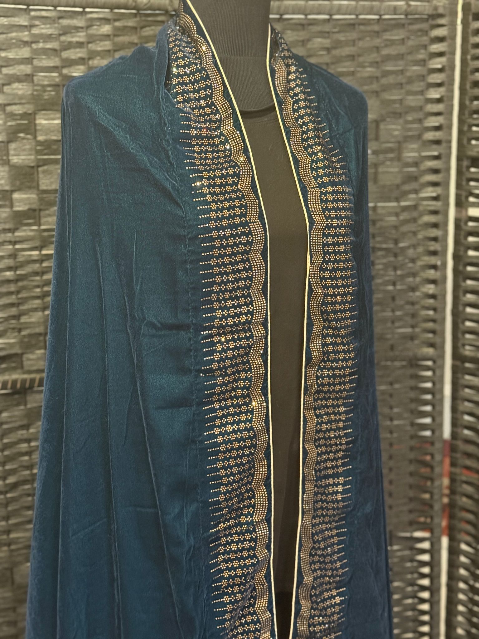 Exclusive Swarovski Velvet Shawl