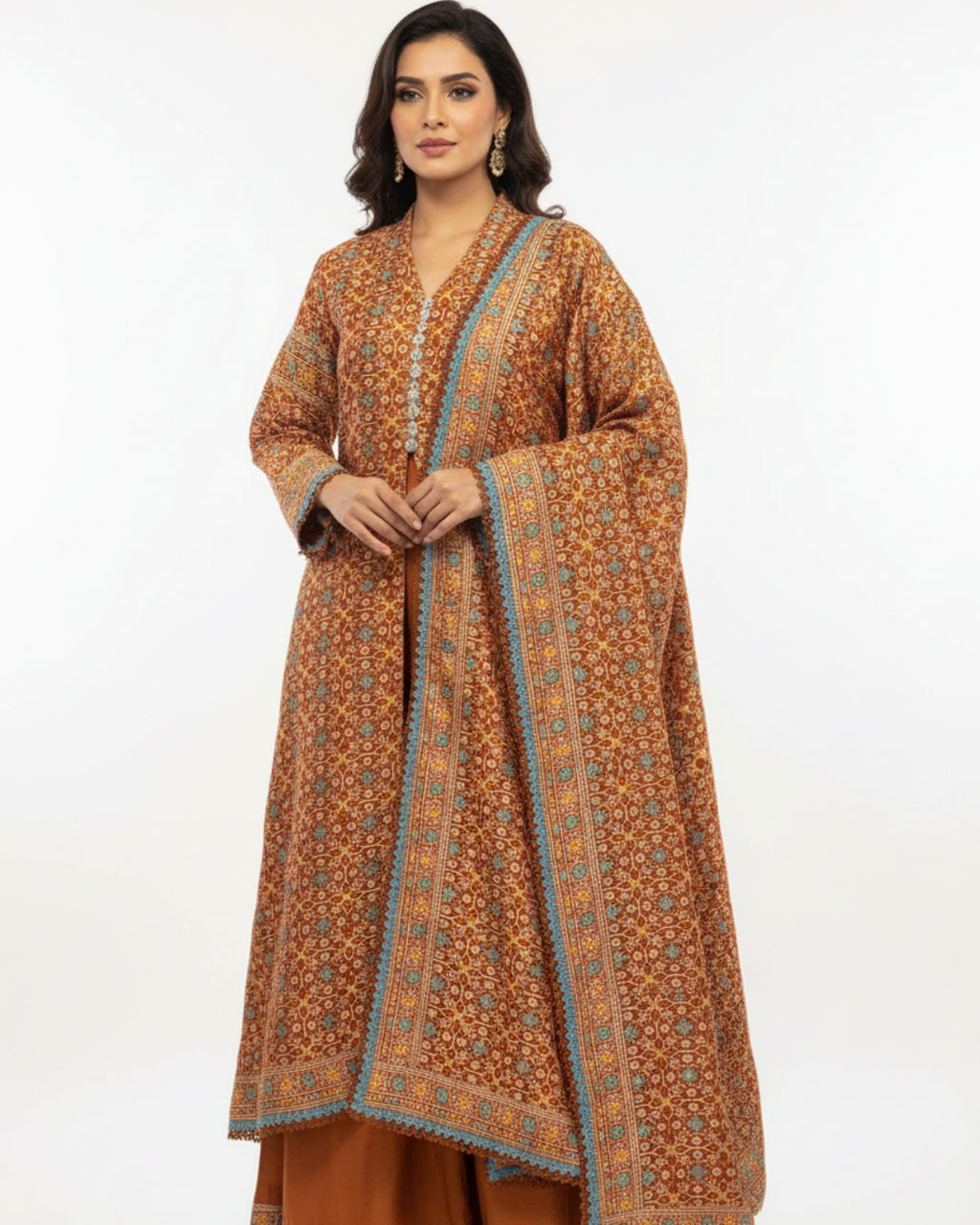 Exclusive Khaadi Silk Luxury Ensemble