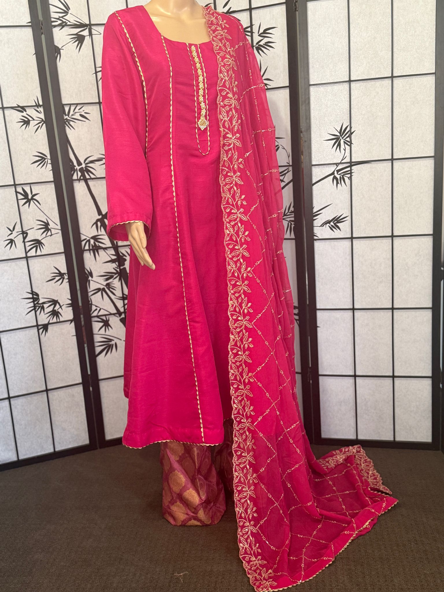 Exclusive Pink A-Line Ensemble