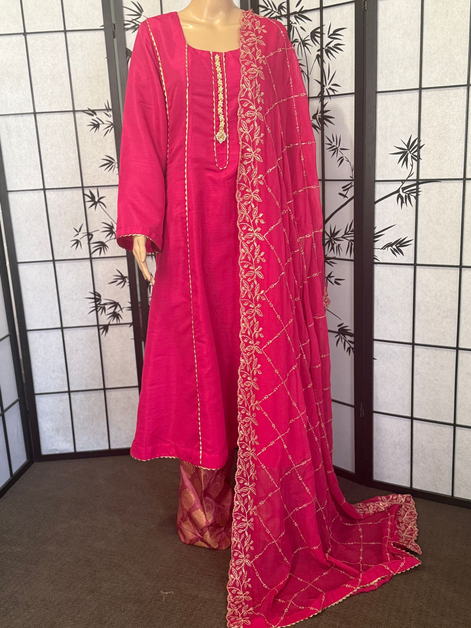 Exclusive Pink A-Line Ensemble