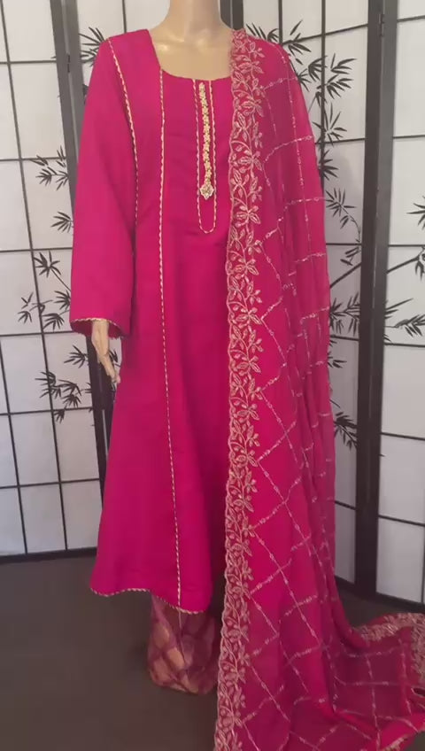 Exclusive Pink A-Line Ensemble